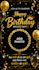 pink birthday invitation poster