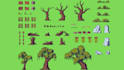 do pixel art background game scene tileset landscape tilemap scenery environment
