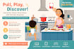 pull tab interactive kids book illustrations