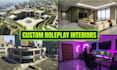 fivem mlo interior, gta v custom fivem map, building gta v house retexture props