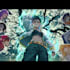 create anime action scene with cinematic lighting