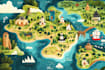 design custom vector event maps, festival layouts