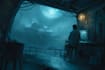 draw detailed sci fi environments and space scenes