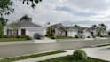 render building plan for construction,streetscape 3d visual,detached brick house
