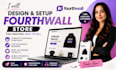 fourthwall setup fourthwall website design merch store print on demand store