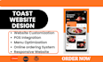 design restaurant website with toast website online ordering