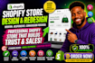 design shopify conversion focused redesign for ecommerce store