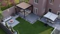 do backyard design, pool, patio, deck, pergola