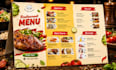 design professional poster flyer menu design