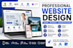 design a professional shopify, wordpress, wix, hostinger, webflow