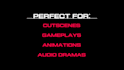 do voice sound designs for your game, video, or audio drama