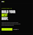 make an website landing page