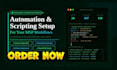 do ninjaone automation and scripting setup and configuration for your msp