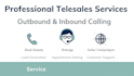 do consultative cold calling and telesales for real estate and solar
