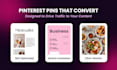 design pinterest pins in canva for blogs, etsy, and businesses