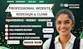 redesign revamp or clone your squarespace weebly webflow website professionally