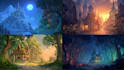 fantasy concept landscape illustrations