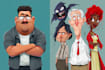 draw a professional 2d character design