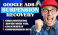 unsuspend google ads account circumventing disapproved ads for shopify store