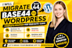 migrate base44 to wordpress base44 bug fix base44 expert base44 app publishing