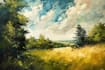 landscape oil painting art