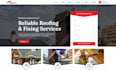 design roofing website and construction website