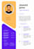 design a professional CV or resume in canva