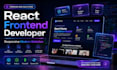 create responsive react frontend website