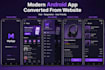 convert your website into an android and ios mobile app