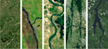 create custom satellite view name art from maps