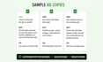 write sales focused facebook and instagram ad copy