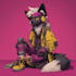 create a custom furry reference sheet and fursona art