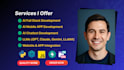 develop ai website, ai chatbot, ai web app as full stack ai developer