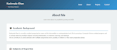 responsive HTML CSS javascript website or landing page