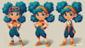 design a cartoonc character