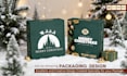 premium packaging design, product label, box package