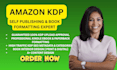 do amazon kdp book proofreading, book editing, and copy editor manuscript