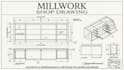 create millworks, kitchen cabinets, wardrobe, pantry and shop drawings