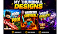 create eye catching gaming youtube thumbnails