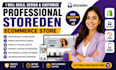 build design and customize a professional storeden ecommerce store