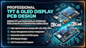 design tft and oled display interface pcb layouts and schematics using kicad