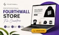 build fourthwall website design merch store for creators setup fourthwall store