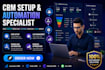 customize lawmatics CRM, podio CRM clientify and rex CRM workflows