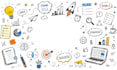 design doodle sketchnote infographic visual notes pencil sketch art