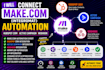 connect make com integromat automation hubspot crm activecampaign and webhook