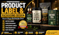 design product label and packaging design