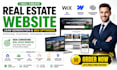 create real estate website using wix webflow squarespace lead generation