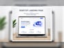 create a responsive landing page website