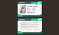 design professional corporate and student identity card