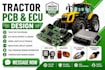 design tractor pcb ecu work lights indicators fuel  pressure temperature sensor